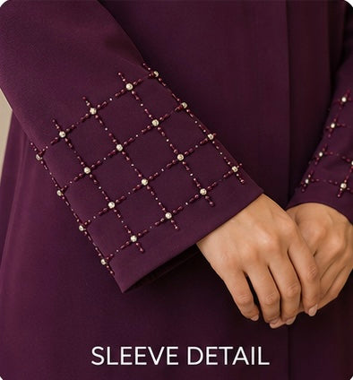 Imperial Wine Abaya