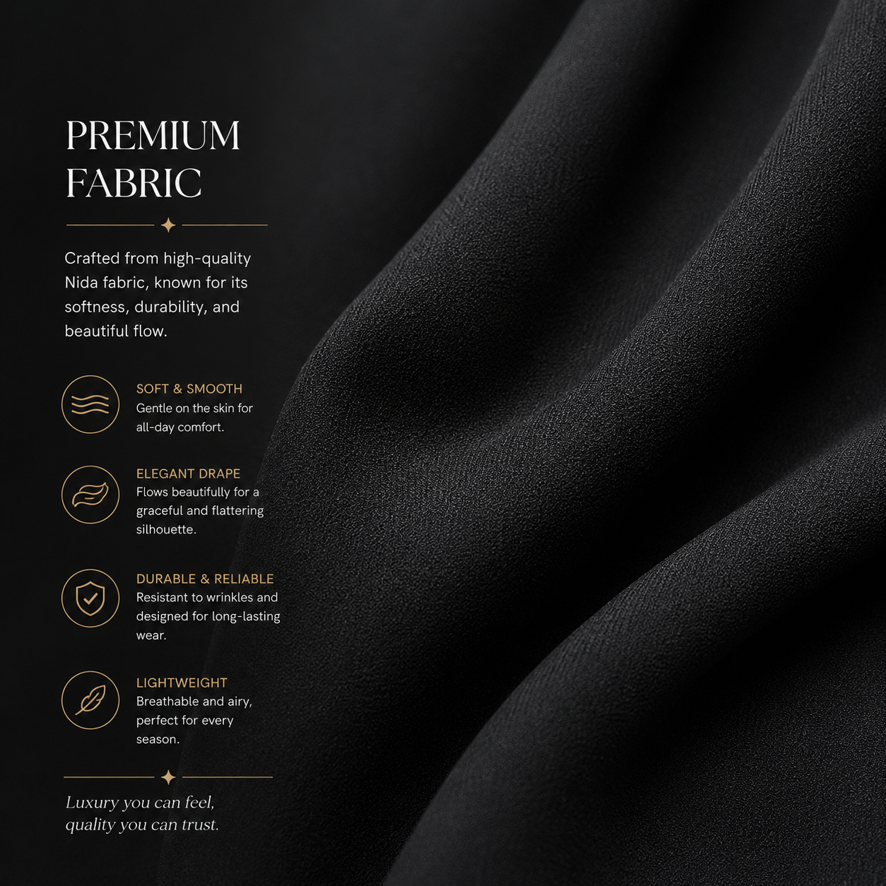 Royal Noir Abaya
