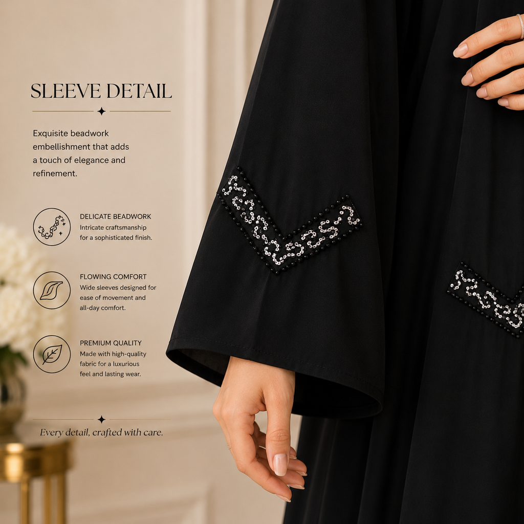 Royal Noir Abaya