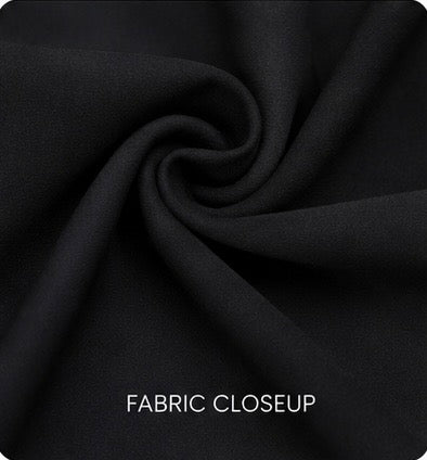 Midnight Pleated Elegance Abaya ✨