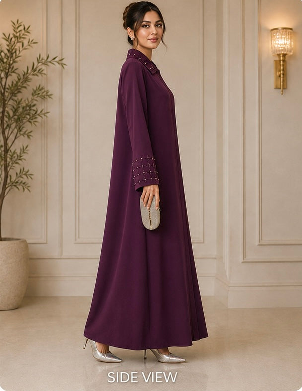 Imperial Wine Abaya